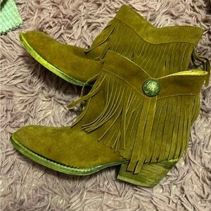 Sbicca leather boots or booties
